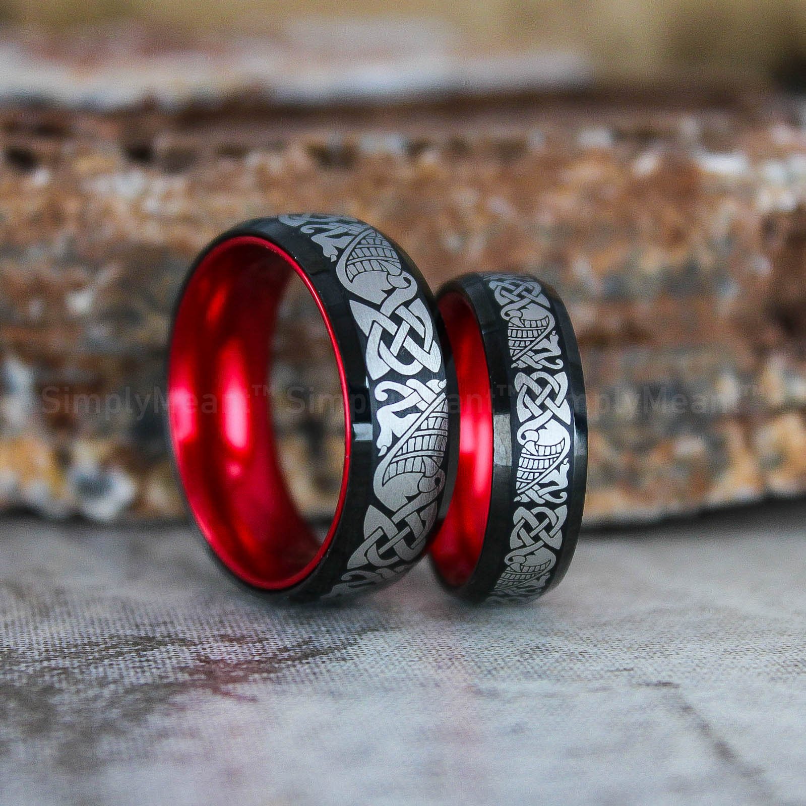 IMG_2484 Aztec Rings, Aztec Jewelry, Aztec Wedding Bands, Mayan Aztec Rings, Mayan Wedding Bands, Mayan Jewelry, Tribal Wedding Rings, Tribal Jewelry - Image 1