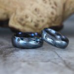 Damascus Steel Ring, Damascus Steel Wedding Band, Damascus Steel Wedding Ring - Image 4