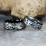 Damascus Steel Rings, Damascus Steel Wedding Bands, Damascus Steel Wedding Rings - Image 4