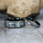Damascus Steel Rings, Damascus Steel Wedding Bands, Damascus Steel Wedding Rings - Image 5