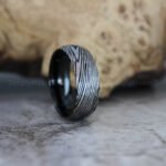 Damascus Steel Ring, Damascus Steel Wedding Band, Damascus Steel Wedding Ring