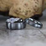 Silver Wedding Bands, Matching Couple Rings, Silver Wedding Rings, Silver Tungsten Rings, Silver Rings