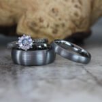 Silver Wedding Bands, Matching Couple Rings, Silver Wedding Rings, Silver Tungsten Rings, Silver Rings