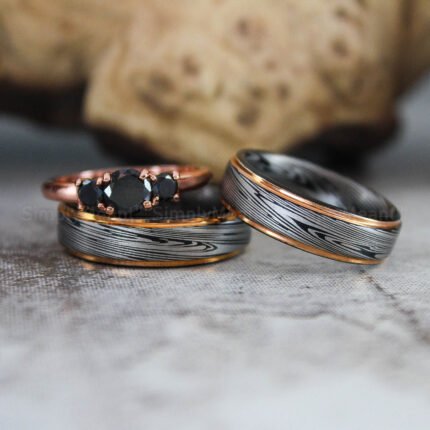 Damascus Steel Rings, Damascus Steel Wedding Bands, Damascus Steel Wedding Rings