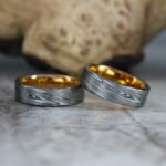Damascus Steel Rings, Damascus Steel Wedding Bands, Damascus Steel Wedding Rings - Image 5