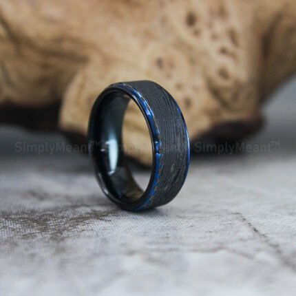 Damascus Steel Ring, Damascus Steel Wedding Band, Damascus Steel Wedding Ring