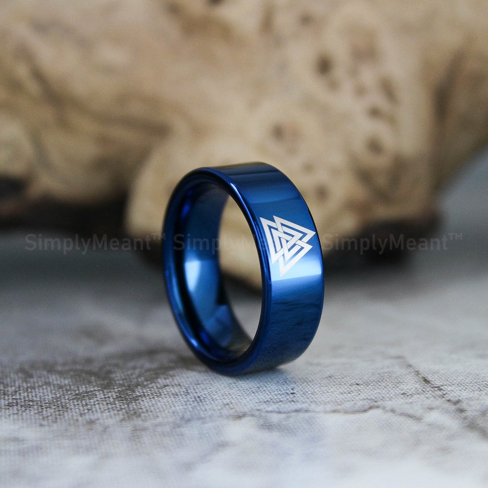 IMG_2584 Runes Ring, Til Valhalla Ring, Til Valhalla Wedding Band, Nordic Runes Ring - Image 1
