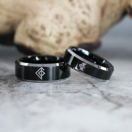 Runes Rings, Til Valhalla Rings, Til Valhalla Wedding Bands, Nordic Runes Rings