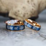 Ride or Die Rings, Ride or Die, Ride or Die Wedding Rings, Ride or Die Wedding Bands, Rose Gold Wedding Rings, Rose Gold Wedding Bands, Biker Rings