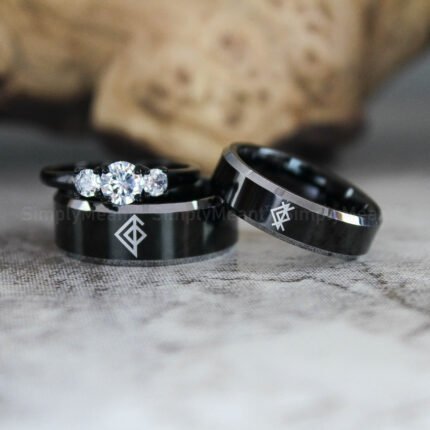 Runes Rings, Til Valhalla Rings, Til Valhalla Wedding Bands, Nordic Runes Rings
