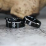 Runes Rings, Til Valhalla Rings, Til Valhalla Wedding Bands, Nordic Runes Rings