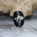 Runes Ring, Til Valhalla Ring, Til Valhalla Wedding Band, Nordic Runes Ring