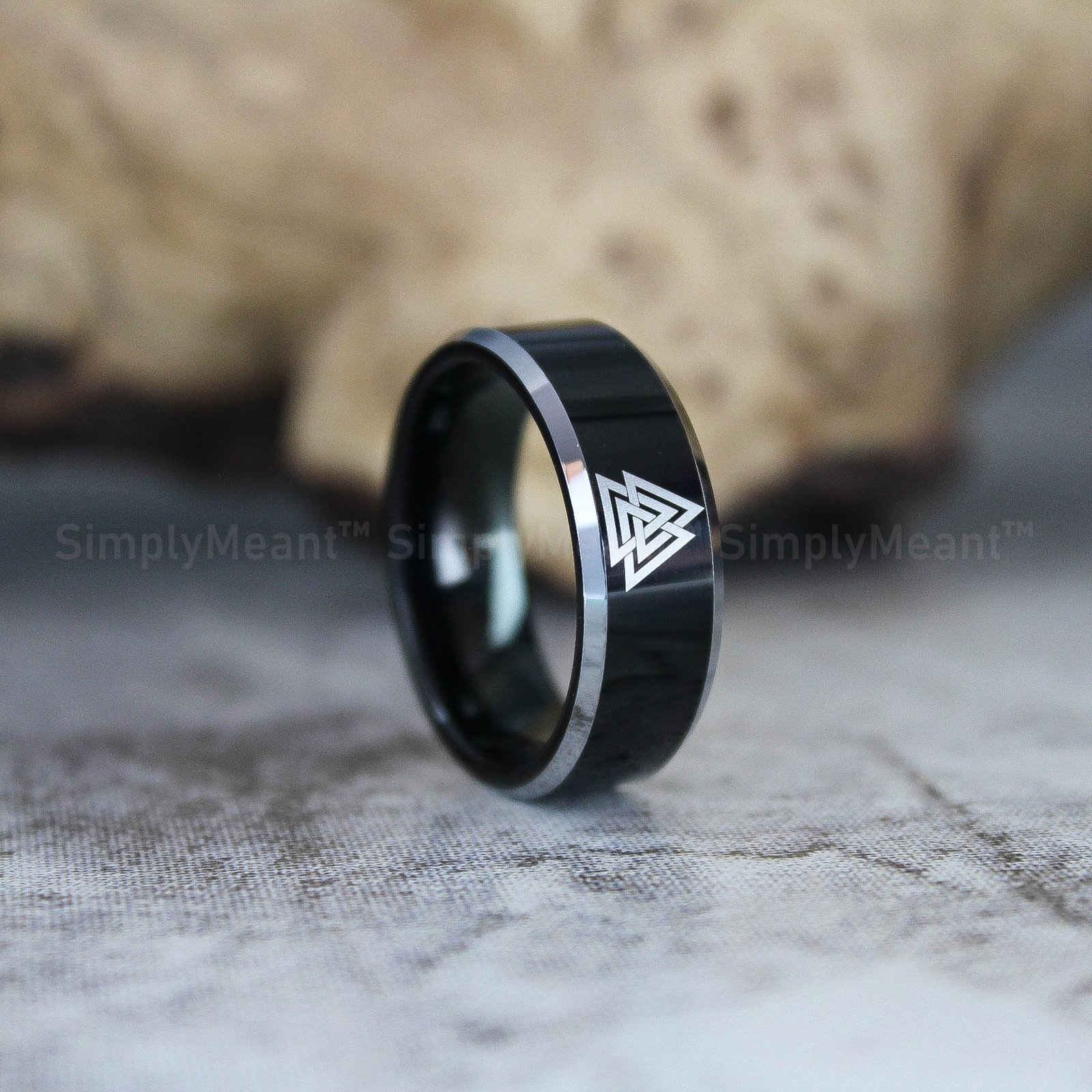 IMG_2604 Runes Ring, Til Valhalla Ring, Til Valhalla Wedding Band, Nordic Runes Ring - Image 1