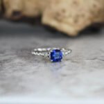 Ride or Die Rings, Blue Wedding Bands, Couple Ring Set, Matching Couple Rings - Image 7