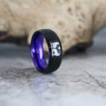 Wolves Rings, Howling Wolves Wedding Bands, Wolf Jewelry - Image 4