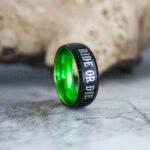 Ride or Die Ring, Ride or Die, Ride or Die Wedding Ring, Ride or Die Wedding Band, Rose Gold Wedding Ring, Rose Gold Wedding Band, Biker Ring
