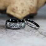 Damascus Steel Rings, Damascus Steel Wedding Bands, Damascus Steel Wedding Rings - Image 3