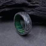 Damascus Steel Ring, Damascus Steel Wedding Band, Damascus Steel Wedding Ring - Image 3