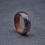 Damascus Steel Ring, Damascus Steel Wedding Band, Damascus Steel Wedding Ring