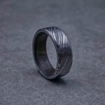 Damascus Steel Ring, Damascus Steel Wedding Band, Damascus Steel Wedding Ring