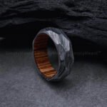 Damascus Steel Ring, Damascus Steel Wedding Band, Damascus Steel Wedding Ring - Image 4