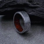 Damascus Steel Ring, Damascus Steel Wedding Band, Damascus Steel Wedding Ring - Image 3