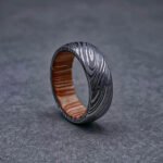 Damascus Steel Ring, Damascus Steel Wedding Band, Damascus Steel Wedding Ring