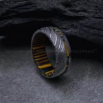 Damascus Steel Ring, Damascus Steel Wedding Band, Damascus Steel Wedding Ring - Image 4