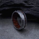 Damascus Steel Ring, Damascus Steel Wedding Band, Damascus Steel Wedding Ring - Image 4