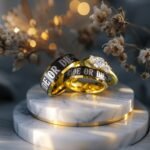 Ride or Die Rings, Black Wedding Bands, Couple Ring Set, Matching Couple Rings - Image 9