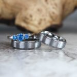 Silver Wedding Bands, Matching Couple Rings, Silver Wedding Rings, Silver Tungsten Rings, Silver Rings