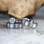 Silver Wedding Bands, Matching Couple Rings, Silver Wedding Rings, Silver Tungsten Rings, Silver Rings