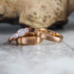 Rose Gold Wedding Bands, Matching Couple Rings, Rose Gold Wedding Rings, Rose Gold Tungsten Rings, Rose Gold Rings