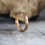 Rose Gold Wedding Bands, Matching Couple Rings, Rose Gold Wedding Rings, Rose Gold Tungsten Rings, Rose Gold Rings - Image 3