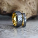 Hammered Rings, Silver Wedding Bands, Hammered Wedding Bands, Silver Wedding Rings - Image 4