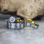 Hammered Rings, Silver Wedding Bands, Hammered Wedding Bands, Silver Wedding Rings