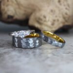 Hammered Rings, Silver Wedding Bands, Hammered Wedding Bands, Silver Wedding Rings