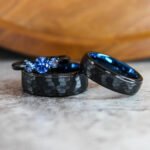 Hammered Rings, Black Wedding Bands, Hammered Wedding Bands, Black Wedding Rings