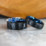Hammered Rings, Black Wedding Bands, Hammered Wedding Bands, Black Wedding Rings