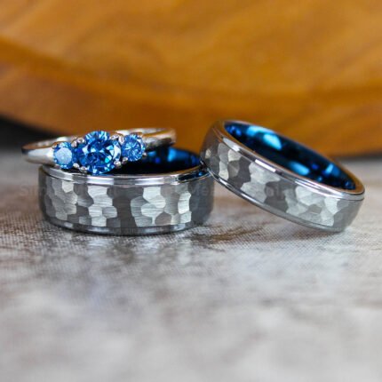 Hammered Rings, Silver Wedding Bands, Hammered Wedding Bands, Silver Wedding Rings
