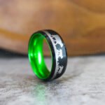 Cattle Rancher Ring, Rancher Wedding Band, Cowboys Wedding Band, Cowboys Jewelry