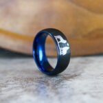 Wolves Rings, Howling Wolves Wedding Bands, Wolf Jewelry