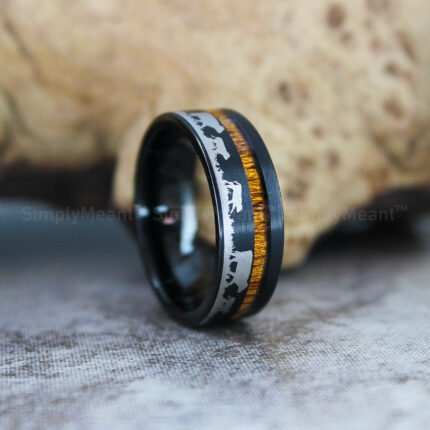 Cattle Rancher Ring, Rancher Wedding Band, Cowboys Wedding Band, Cowboys Jewelry