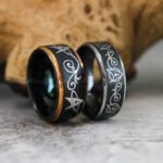 Star Trek Wedding Rings, Starfleet Wedding Rings, Starfleet Jewelry, Star Trek Rings