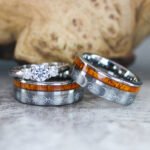 Sun and Moon Rings, Sun and Moon Wedding Bands, Sun and Moon Jewelry, Couple Rings
