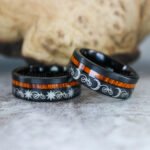 Sun and Moon Rings, Sun and Moon Wedding Bands, Sun and Moon Jewelry, Couple Rings