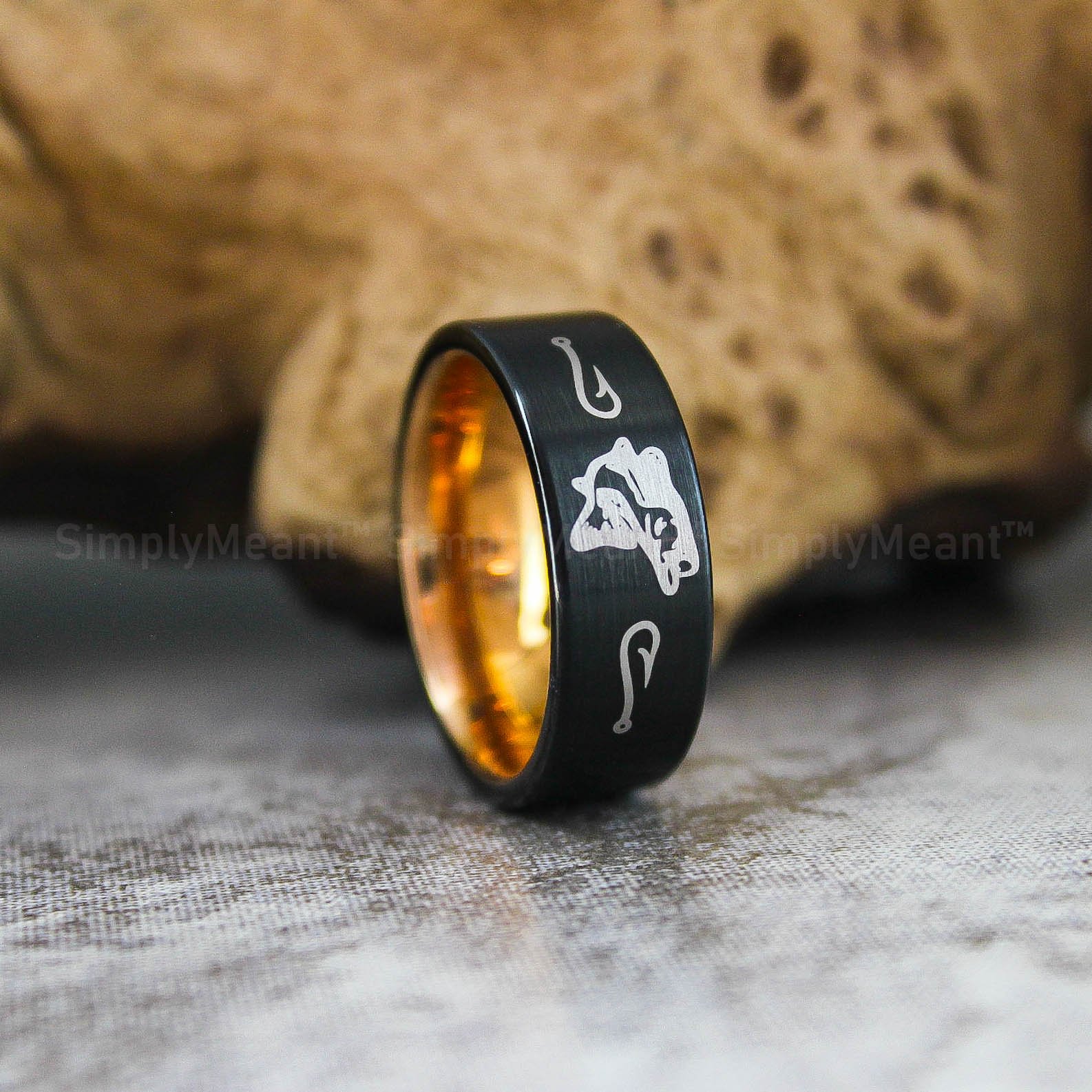IMG_2869 Catfish Ring, Fishing Ring, Catfish Fishing Ring, Fishing Wedding Band, Fishing Jewelry - Image 1