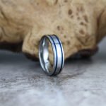 Silver Wedding Bands, Silver Wedding Rings, Silver Tungsten Rings, Silver Rings - Image 3