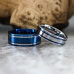 Silver Wedding Bands, Silver Wedding Rings, Silver Tungsten Rings, Silver Rings - Image 4